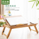 Bed computer table lazy table liftable laptop table dormitory writing reading study table solid wood student
