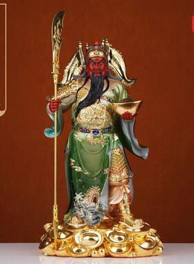 武财神关公神像店铺家用供奉送礼招财关圣帝君树脂桌面关二爷摆件