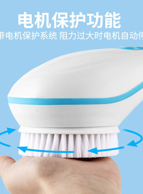 电动洗澡刷按摩刷防水搓澡刷搓泥搓背后背多功能自动沐浴洗澡神器