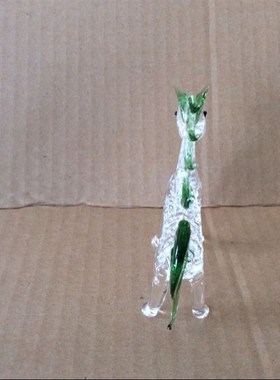 袖珍玻璃十二生肖精品马摆件水晶工艺品生日礼物家居办公摆设品