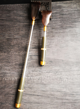 信轩牛角不求人痒痒挠冬天抓背挠痒神器背部伸缩老头乐抓痒器耙子