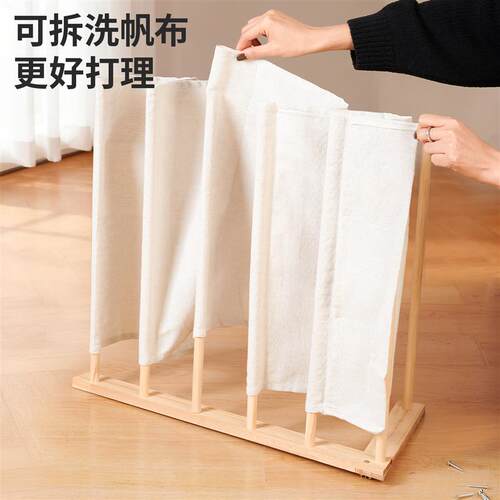 儿童书架家用书本收纳申请阶梯式杂志读物展示架落地式实木书架子 - 图2