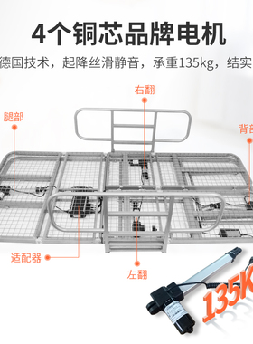 康护佳卧床老人电动翻身起背辅助器瘫痪病人起身床垫家用神器