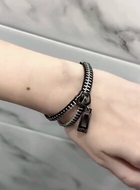 创意拉链手链diy手工材料个性