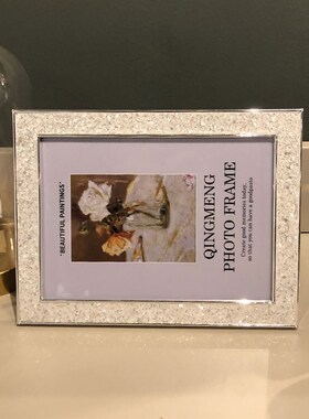 欧式金属678/10寸相框轻奢卧室摆台全家福婚纱照片框相架a4高级感