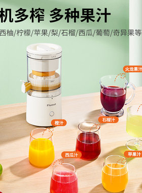 家用手动挤橙子汁压榨器渣汁