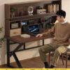 Desktop hole board storage rack table bookshelf household simple storage shelf office vertical multi-layer small bookcase