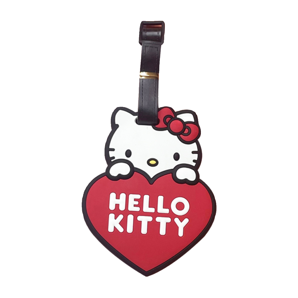 卡通行李牌合服牛仔KT小挂件行凯蒂猫HelloKitty行李箱小饰品挂件