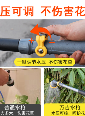 浇花洒水喷头家用浇菜水管花园浇水神器绿化喷淋洗车喷雾长杆水枪