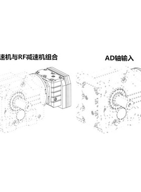 空心轴减速机电机一体机KA109-Y5.5KW KA109-Y7.5KW KA159-Y11KW