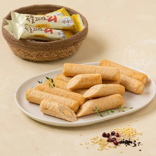 韩国进口爱宝乐园谷物棒夹心营养能量棒休闲食品零食小吃50g袋装 - 图2
