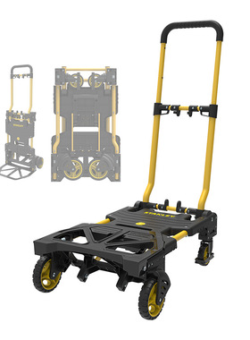 史丹利工具车手推车工具箱推车移动工具维修收纳架小推车快递拉车