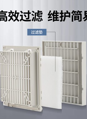 通风过滤网组ZL803 804 805机柜散热风扇过滤器风机百叶窗网罩