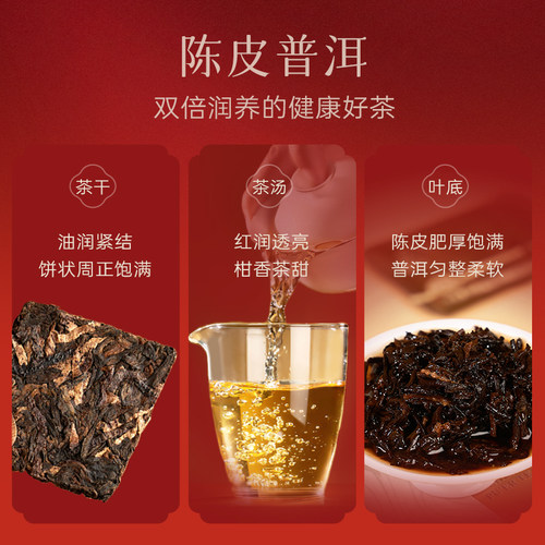 【5口味品鉴装】华祥苑茶叶 大红袍正山小种 铁观音 陈皮白茶普洱 - 图1