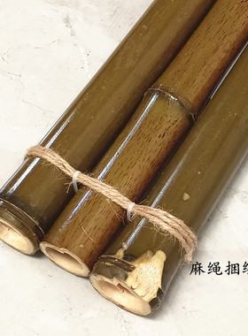 竹排竹垫配件竹流水diy摆件中式漂浮竹片鱼缸流水板 多肉竹子装饰