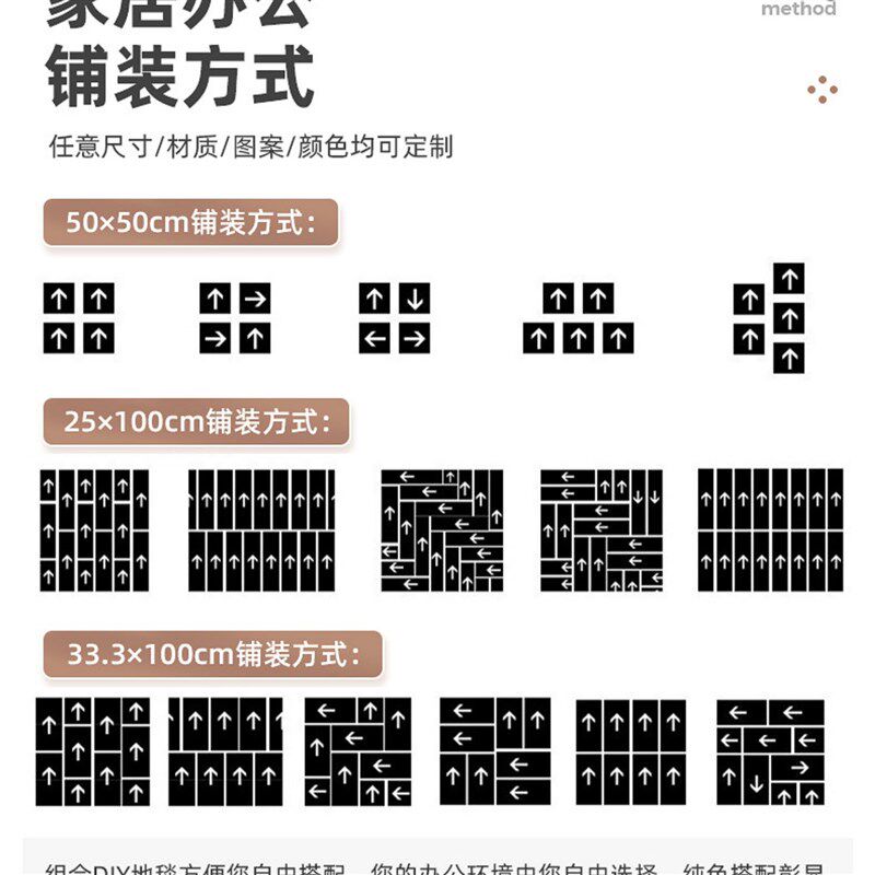 Office carpet 8m thickened commercial flame retardant and fireproof square carpet spliced soundproof office floor mat fully installed