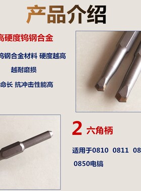 电锤电镐钻头合金花锤头混凝土高架桥荔枝面现浇板砼变面钢凿打毛
