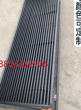 定制中央空调出风口铝合金隐形条形无边框风口小边框加密线形百叶