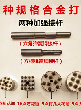 电锤电镐钻头合金花锤头混凝土高架桥荔枝面现浇板砼变面钢凿打毛