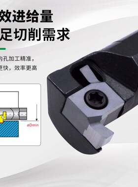 数控车床内孔浅槽挖槽刀杆小孔径切槽刀杆SNGR/10K08/12M08/20R09