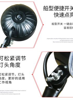 加高款220V24VLED强磁机床工作台灯铣磨床缝纫维修工业照明可弯曲