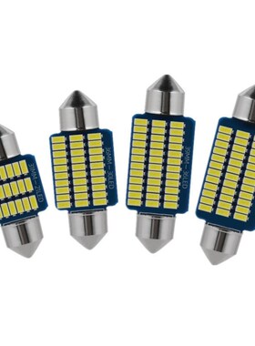 汽车Led阅读灯双头室内照明12V后备箱轻型货车车厢灯T10顶灯灯泡