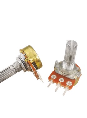 WH148电位器 单联/双联可调 功放 柄长15mm B1K 5K 10K 50K 100K