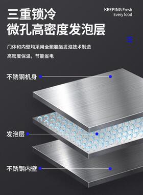 超低温冰箱商用冰柜零下45度急冻不锈刚速冻柜海鲜食品速冻机