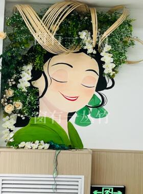 幼儿园环创竹编吊饰新中式班级布置大厅挂饰竹排竹条竹篾造景材料
