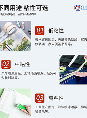 美纹纸胶带奶油胶手机壳diy手工制作喷漆无痕分色胶带纸胶带手撕