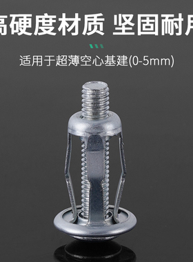 花瓣膨胀螺丝螺母拉铆铆钉螺丝固定卡扣石膏板空心铁皮灯笼螺栓