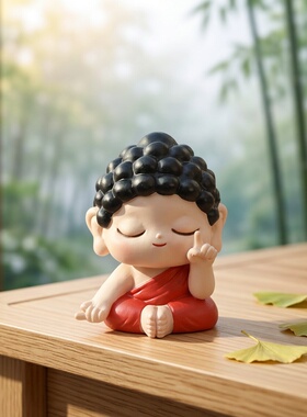 国潮树脂佛像桌面摆件