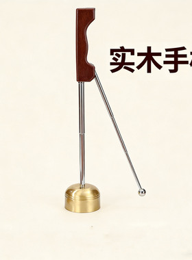 纯铜自动伸缩佛堂引磬