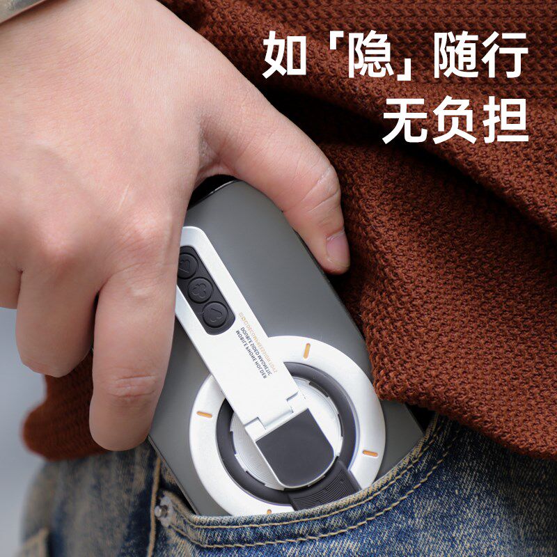 2025 new double-sided magnetic mobile phone ring buckle holder magsafe strong magnetic 360 degree rotating desktop folding
