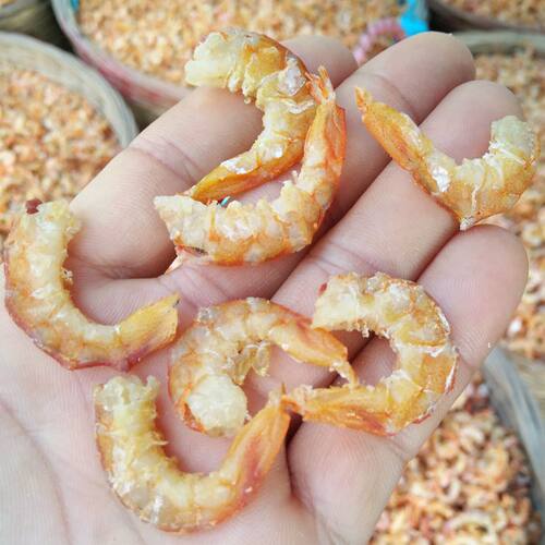 北海特产淡晒海虾仁干淡干虾米金钩海米海鲜干货新鲜干净500一包 - 图2