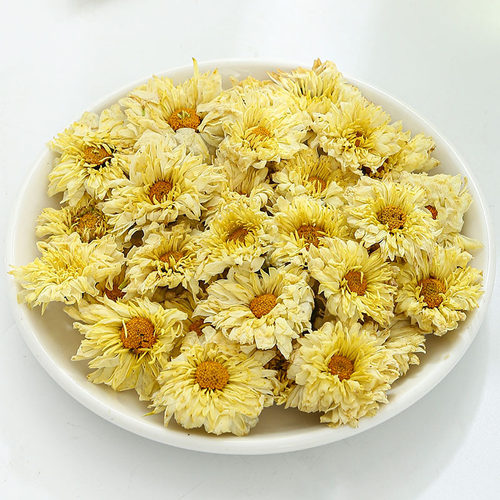 桐乡杭白菊 散装500包邮杭白菊花干饮料花 产地杭白菊胎菊菊花茶 - 图0