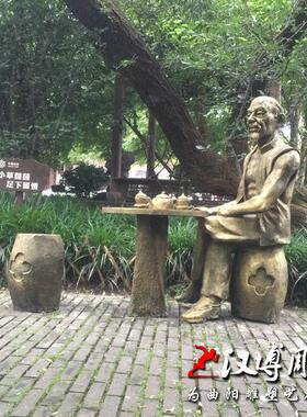 玻璃钢仿铜人物雕塑磨刀主题雕塑公园园林景观雕塑大型加工案例