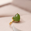 Xinhao Mining Hetian Jasper gold-plated open ring