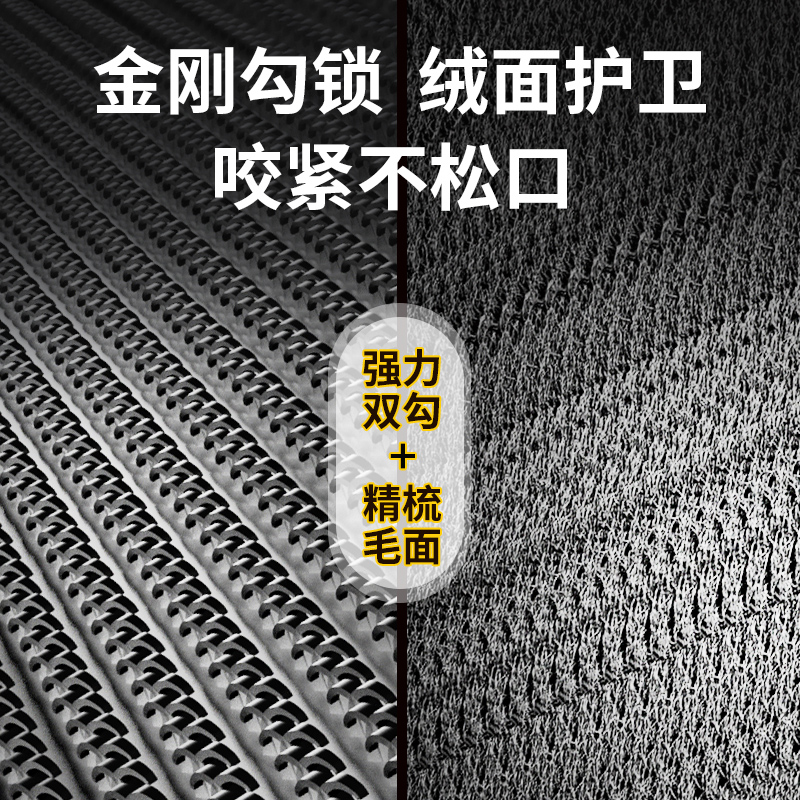 汽车脚垫固定贴神器强力背胶魔术贴车用耐高温双面胶坐垫防滑贴片 - 图1