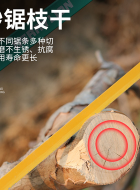 百威狮铝合金钢锯手锯小手工锯家用多功能锯子锯条锯踢脚线锯锁