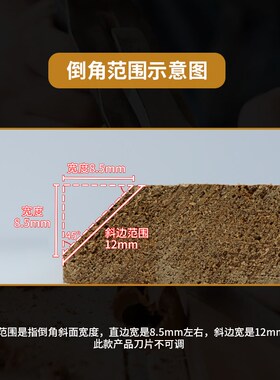 石膏板倒角器35度八字木工刨子v型修斜边吸音板专用工具倒角利器