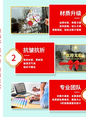 口腔医院牙科诊所玻璃门贴纸保护牙齿口腔健康装饰标语广告静电贴