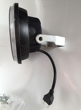 货车LED射灯5寸圆形光灯越野车顶前杠灯12V24V双光透镜改装大灯