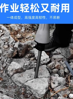 电镐合金头凿子65A尖凿扁凿砖墙混泥土开槽破碎95A大电镐加长钻头