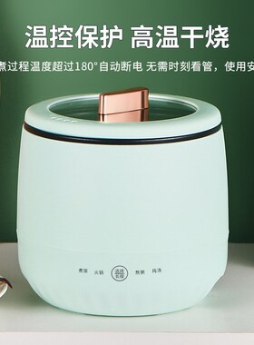 小电锅多功能智能电煮锅宿舍学生锅小型电饭煲2人煮X饭家用电饭锅