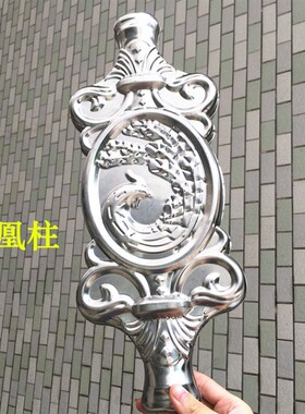 304欧式门花配件不锈钢装饰花大门庭院凤凰柱栏杆花