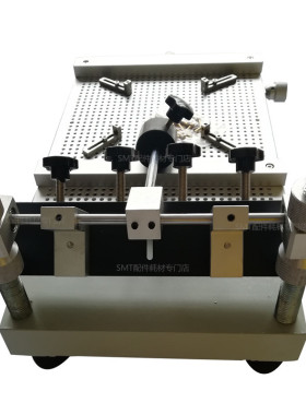 SMT精密手印台 手动印刷机pcb板锡膏印刷机手工钢网丝印机多孔板