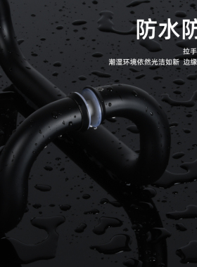 加厚不锈钢玻璃门拉手有框门无框钢化门木门金属门办公室双弯拉手