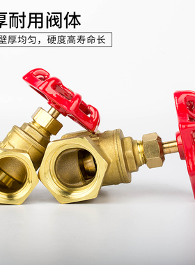 华龙巨水全铜截止阀加厚耐高温蒸汽阀门气阀水阀4分6分1寸DN1520