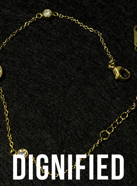 简约轻奢微镶钻石微石手链女款